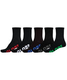 Globe Stealth Crew 5Pkt Socks- Black