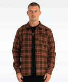 Hurley Trail Mens Long Sleeve Shirt - Trail Check