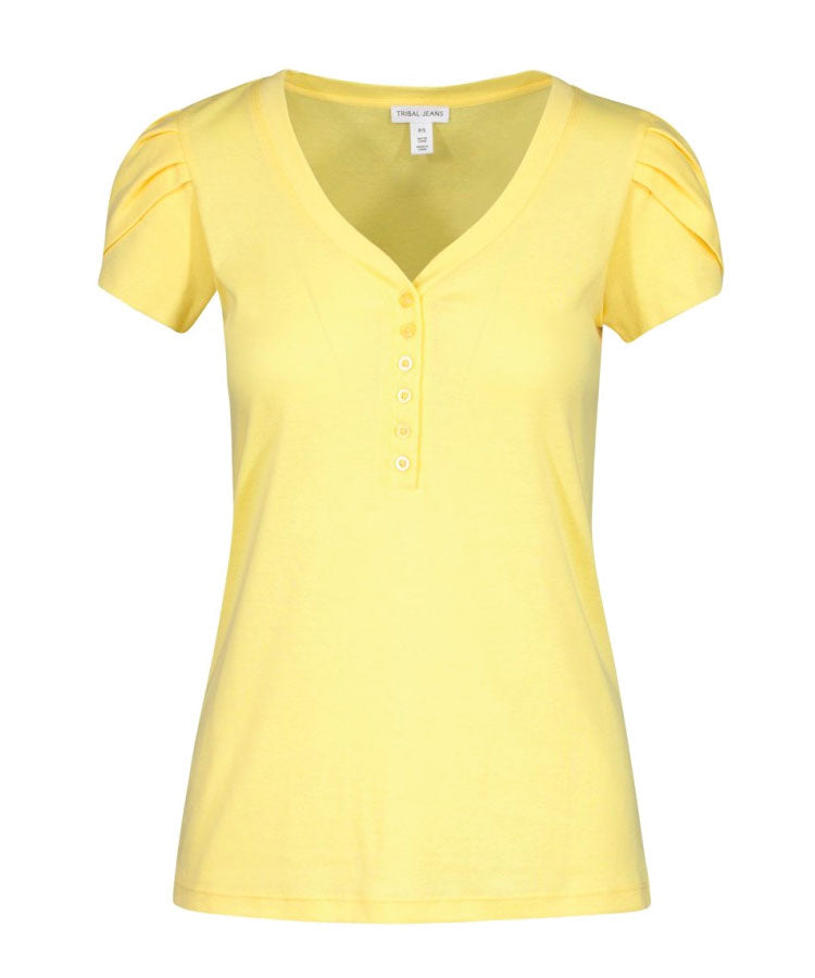 Tribal Tulip SLV Henley - Buttercup