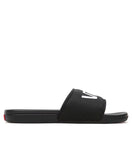 Vans La Costa Slides - Black / Black side view