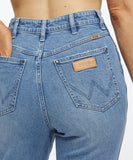 Wrangler Lou Lou Flared Women's Jeans - Quarry Blue