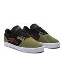 Lakai Cardiff Shoes -  Olive / Black Suede