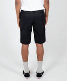 Back view of the Dickies 131 loose fit cargo shorts displaying the rear welt pockets and iconic woven Dickies logo patch.