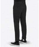 Back view of the Dickies 818 slim trousers showing the rear welt pockets and iconic woven Dickies logo patch.