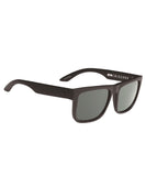 Spy Discord Soft Matte Black Sunglasses W/ Happy Grey Green Polarised Lens