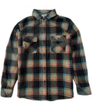 Vissla Eco-Zy Boys LS Polar Flannel Shirt - Black