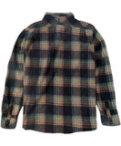 Vissla Eco-Zy Boys LS Polar Flannel Shirt - Black