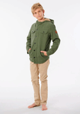 Rip Curl Gibbos Jacket - Boys - Dark Olive