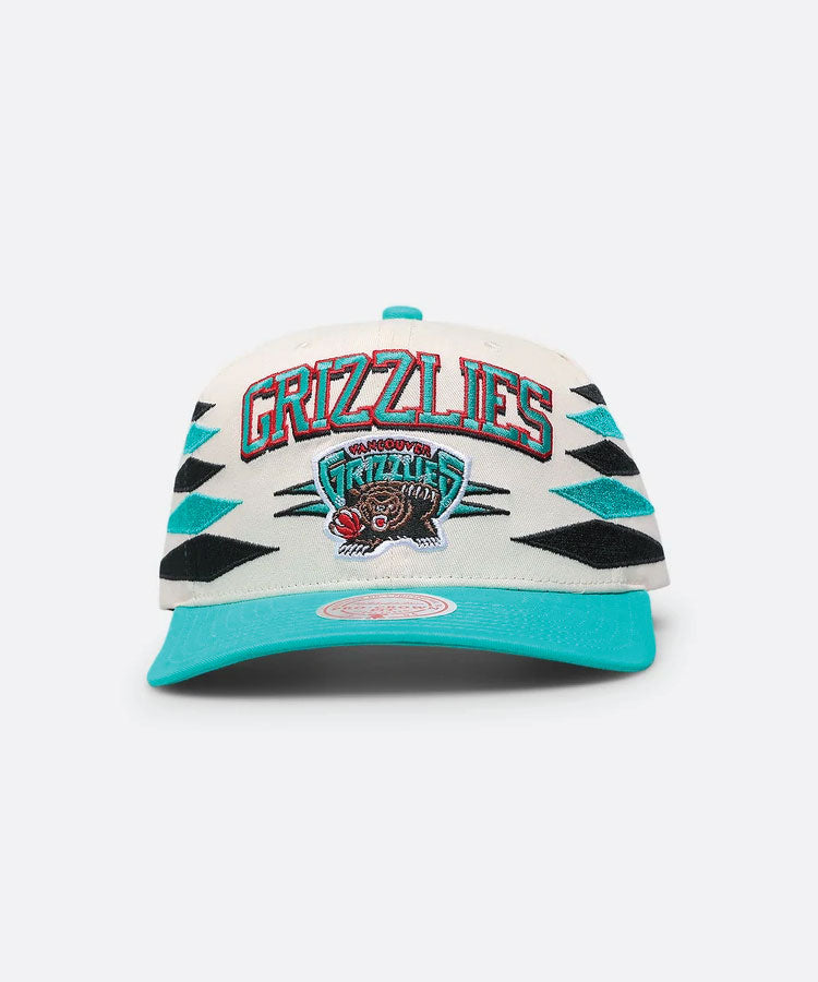 Mitchell & Ness Grizzlies Off White Diamond Pro Crown Snapback Hat – Point  Break NZ