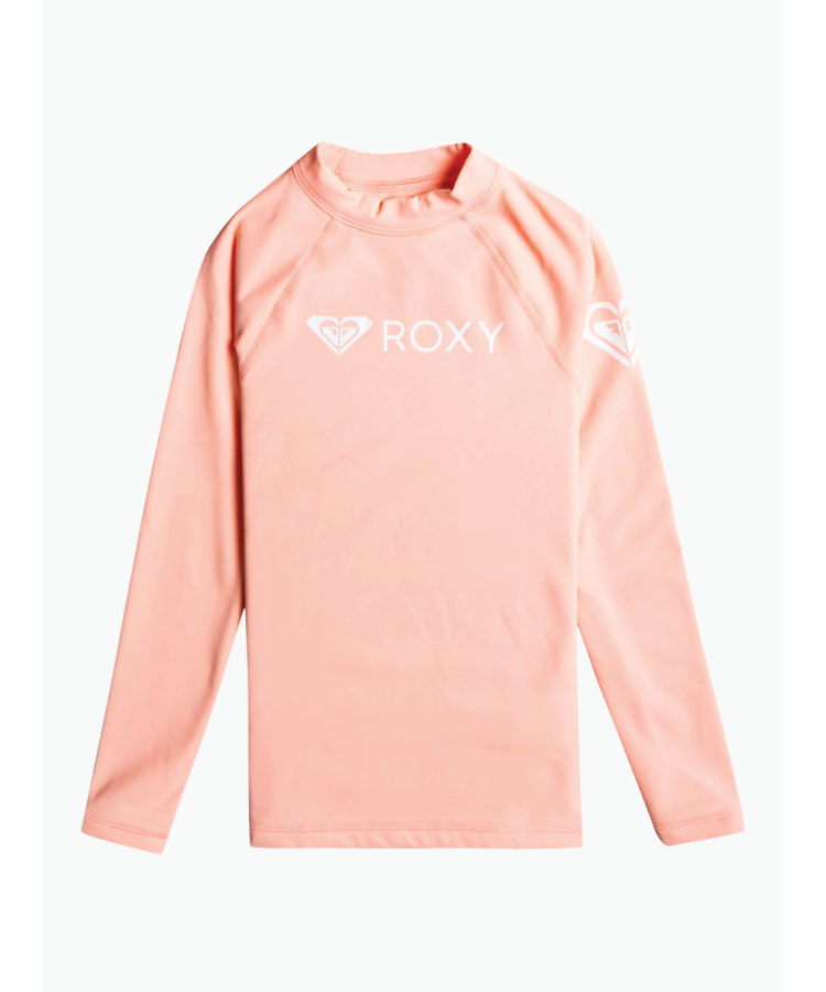 Roxy Girls Heater Long Sleeve Rash Shirt - Blossom