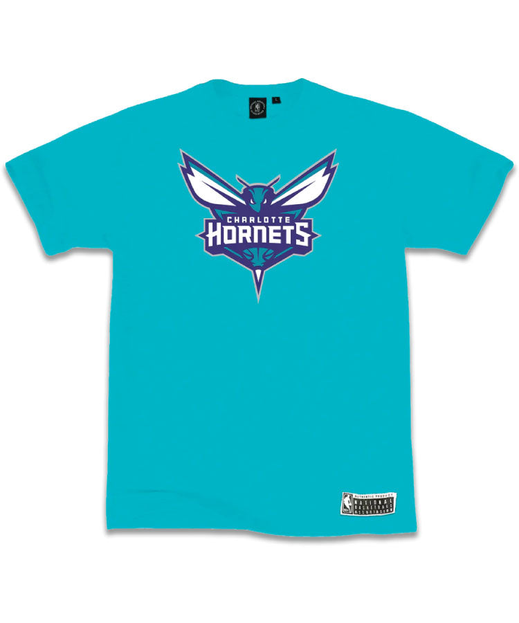NBA Essentials Hornets Front Logo Kids Tee - Teal