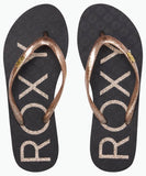 Roxy - Girls Viva Sparkle Sandals - Black / Gold