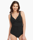Messina Cross Front Multifit One Piece -Black