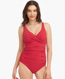 Sea Level Messina Twist Front Multifit - One Piece - RED