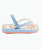 Roxy Toddlers Pebble Sandals - Shady Blue/Orange