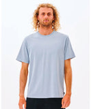 Rip Curl Plain Wash Mens Tee - Zen Blue