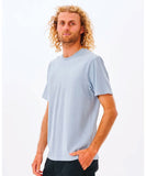 Rip Curl Plain Wash Mens Tee - Zen Blue