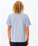 Rip Curl Plain Wash Mens Tee - Zen Blue