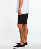 Volcom Frickin Elastic Waist Short 19" - Black