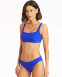 Sea Level Square Neck Bra Top - Cobalt