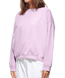 Stussy Womans City Circle Over Sized Crew Orchid