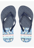 Roxy Girls Viva Stamp II Sandals - Caribbean Blue/DC Navy