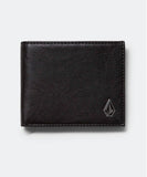 Volcom Slim Stone Wallet - Black