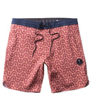 Vissla Washout 17" Boys Boardshort - Coral Fade