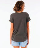 Rip Curl Plains Tee - Washed Black